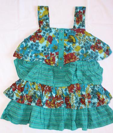 Ag77. volnákové minišaty 5-6 let, monsoon,116