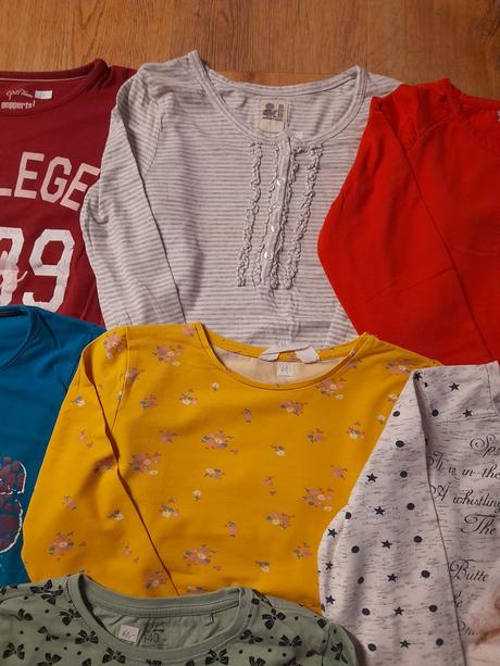 10x tričko, h&m, c&a, peppers, sinsay atd, 134/140, h&m,134