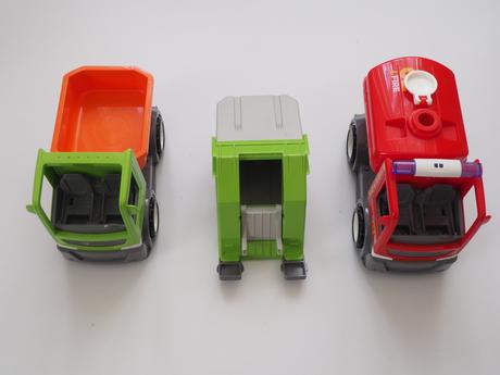 Auta multigo - popeláři, hasiči,