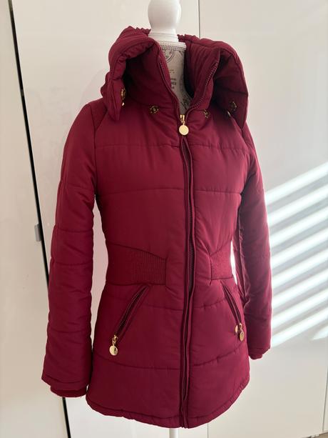 Buffalo vinove cervena prosivana bunda 34, buffalo,34