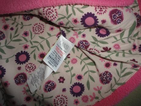 Fleec kabátek marks+spencer, vel. 6-7 let, marks & spencer,116