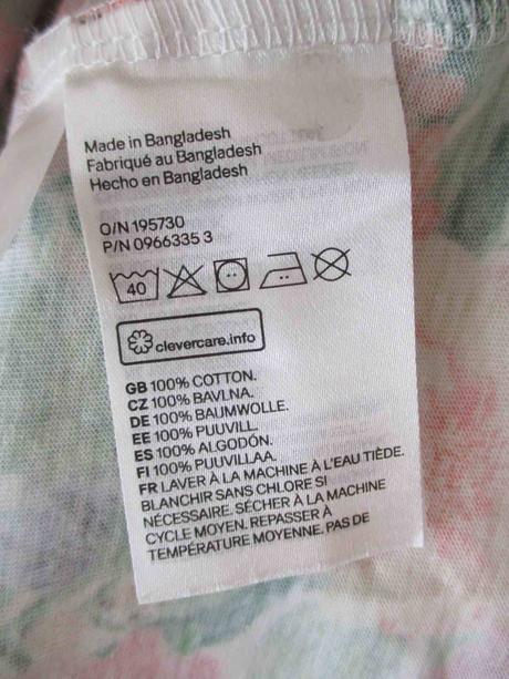 Dívčí letní květované šaty h&m 158 164 170, h&m,158