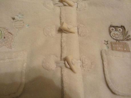 Bílý zimní kabátek., f&f,80