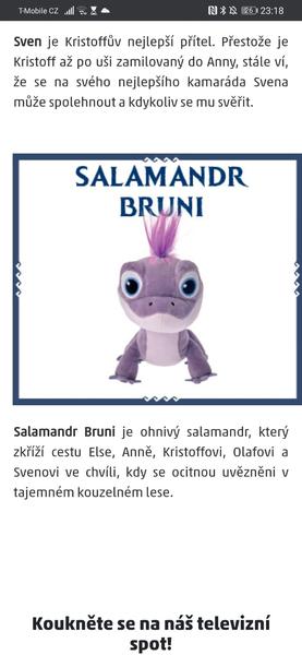 Plyšák Salamandr Bruni. Nemáte někdo k prodeji?