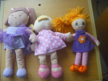 3 látkové panenky, 