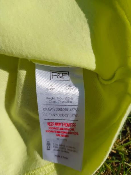 Chlapecké triko, tričko, f&f,140