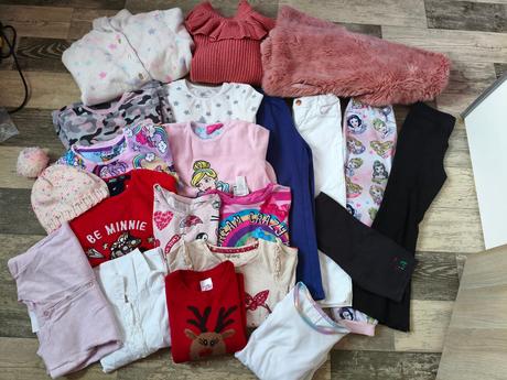 Podzimní/zimní mix 21ks dívčí, 104–116