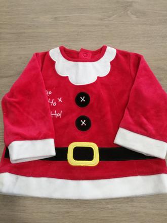 Kostým santa 6-9 měsíců, 74
