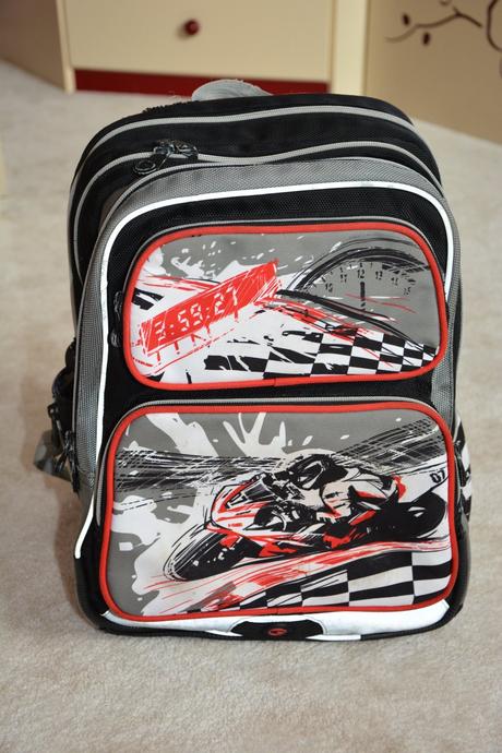 Aktovka bagmaster pro 1.-5.třídu motorka,