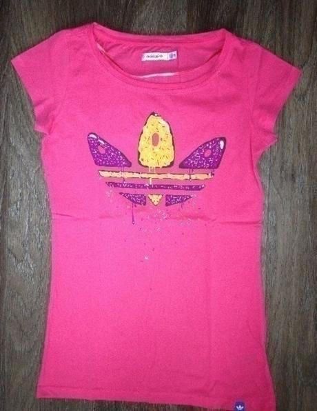Růžové tričko adidas, adidas,38