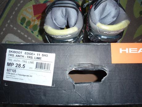 Lyžařské boty-přeskáče dospělé head šedé vel. 43,5, head,43