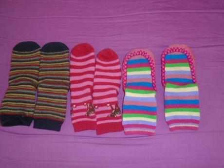 Boty ponožky protisluz 3x 16-17 cm, 27