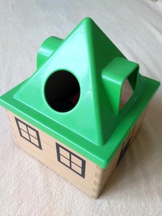 Vkládací domeček - tvary - ikea, 