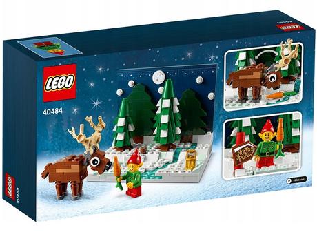 Vánoční lego 40484 santova předzahrádka, 