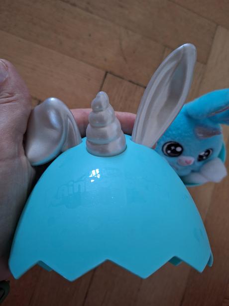 Plyšový zajíček jednorožec surprise zuru rinbocorn, 