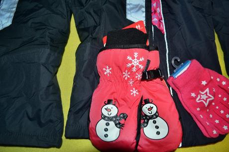 2x oteplené kalhoty kugo,2x rukavice,v.98, kugo,98