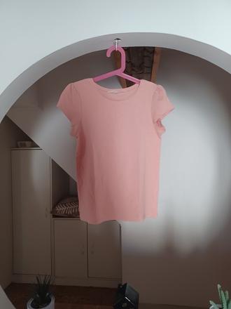 Starorůžové tričko h&m 134/140, 140