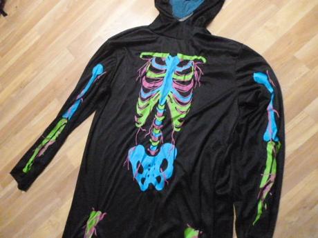 Karneval dospělý kostlivec vel. xl helloween, 