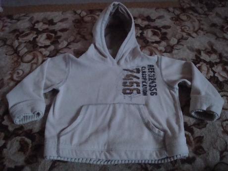 Mikina s kapucí - béžová, vel. 110/116, respect,110