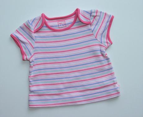 J372 dívčí pruhované tričko vel. 68, tu,68