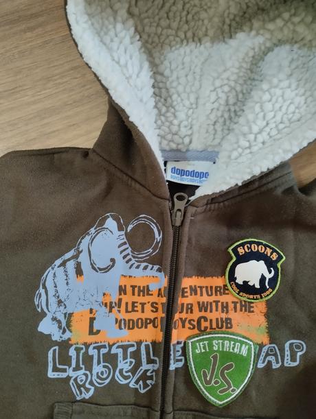 Mikina na zip, dopodopo,104