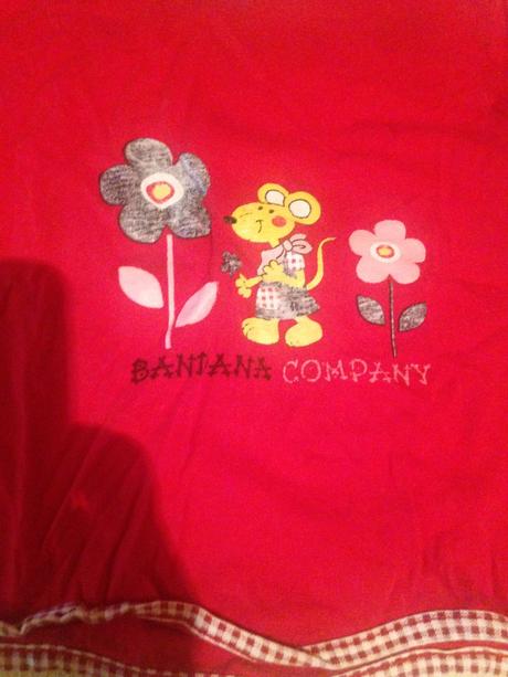 Dívčí tričko květy a myška, 80