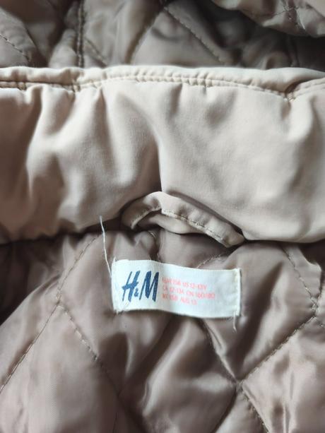 Béžová podzimní zimní bunda h&m, h&m,152