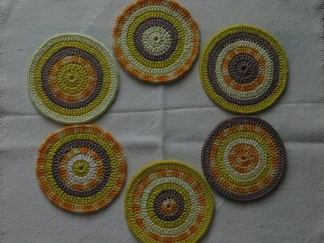 Podšálky mix 6 ks, 