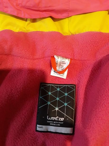 Zimní bunda, decathlon,128