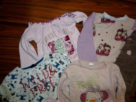 Krásný balíček pro holku - velikost 98 -7 kusů, 86–98