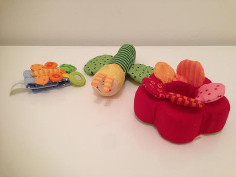 Hračky pro kojence zn.lamaze,haba,lego,chicco a.i,