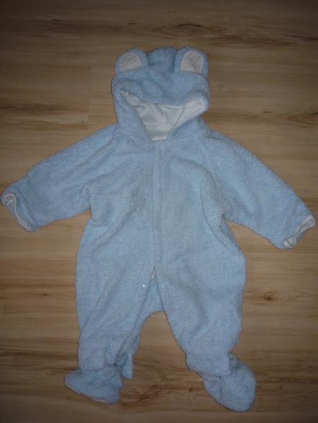 Chlupatá kombinéza podšitá bavlnou, 80