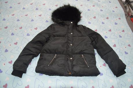 152 teplá zimní bunda s kapuckou, f&f,152