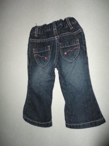 Slušivé, užší riflíky z c+a, vel. 74, c&a,74