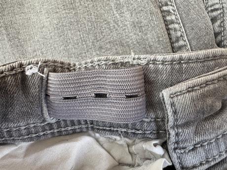 Džiny šedé fler, h&m,152