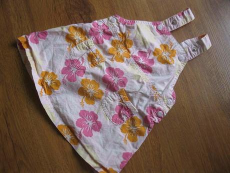 Květované šaty, h&m,68