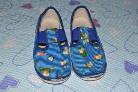 27 28 modré bačkorky bačkory, 27