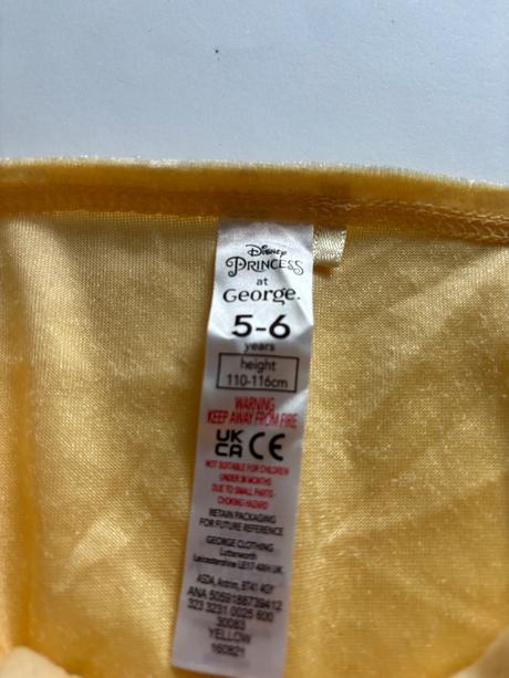 St1/ kostým kráska bell - v.5/6 let zn. disney, 