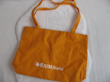 Plážová oranžová taška,