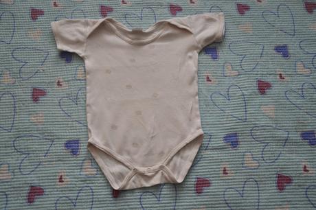 Bavlněné body s medvídky, béžové, 80