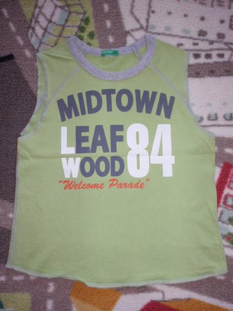 Triko-tričko-tílko 2ks vel.98-104, benetton,98