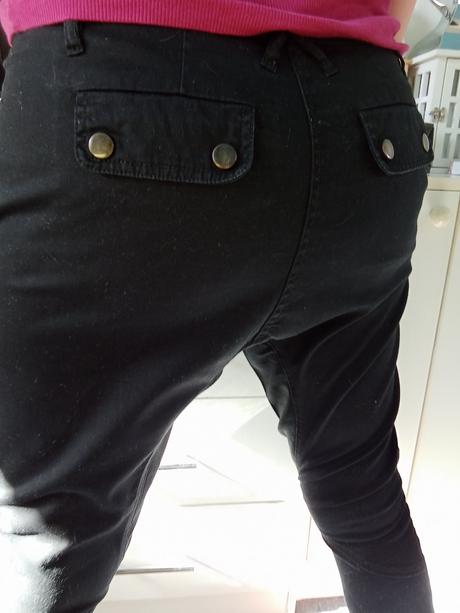 Černé baggy/nasrávačky zn."terranova" vel."xs", terranova,xs