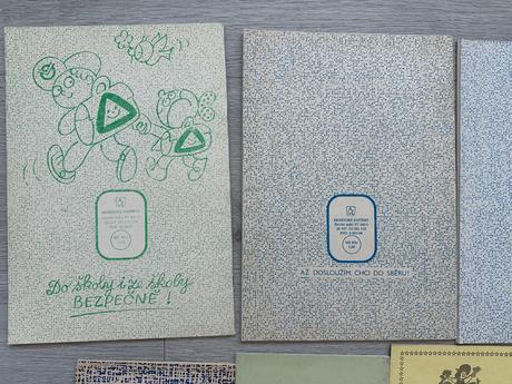 Sada retro sešitů, 9 ks,