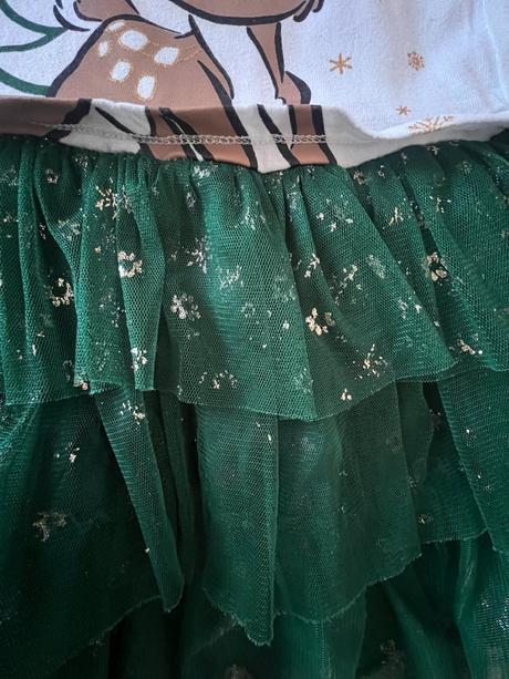 Vánoční šaty bambi vel. 92/18-24měs, 92