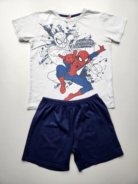 Spiderman dvoudílné krátké pyžamo vel. 134-140, 140