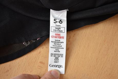 Šaty vel. 5 - 6 let, george,116