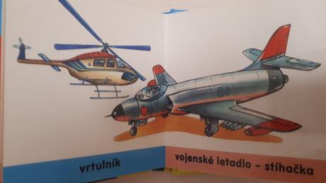 Dětská knížka - doprava,