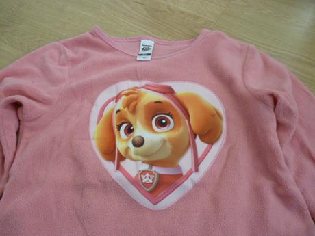 Flís mikina vel. 6-7 tlapková patrola, george,122