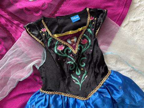 An28/ kostým princezna anna frozen- v.5/6 let, 