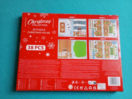 Vánoční chaloupka - 3d puzzle, 